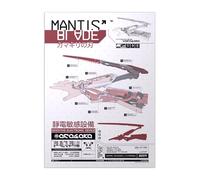 Displate Officiel Cyberpunk 2077 Métallique Fixation Magnétique Licence Officielle Image Affiche de Haute Qualité Mantis Blade hauteur 67,5 cm largeur 48 cm