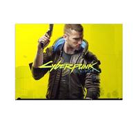 Displate Officiel Cyberpunk 2077 Métallique Fixation Magnétique Licence Officielle Image Affiche de Haute Qualité Key Art EN 32x45cm