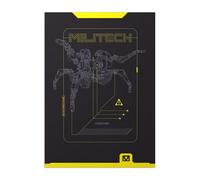 Displate Officiel Cyberpunk 2077 Métallique Fixation Magnétique Licence Officielle Image Affiche de Haute Qualité Militech hauteur 67,5 cm largeur 48 cm
