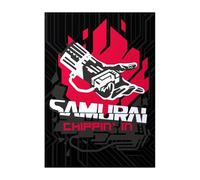 Displate Officiel Cyberpunk 2077 Métallique Fixation Magnétique Licence Officielle Image Affiche de Haute Qualité Chippin In 32x45cm