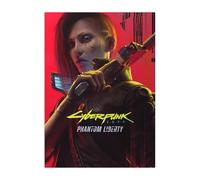 Displate Officiel Cyberpunk Métallique Fixation Magnétique Licence Officielle Image Affiche de Haute Qualité Cyberpunk 2077 Phantom Liberty - Key Art Vertical - Size L - 67,5x48cm