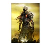 Displate Officiel Dark Souls Métallique Fixation Magnétique Licence Officielle Image Affiche de Haute Qualité Lordran - Dark Souls III Key Art v hauteur 67,5 cm largeur 48 cm