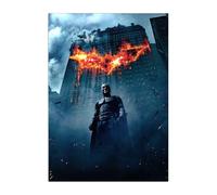 Displate Officiel DC Comics Poster Métallique Fixation Magnétique Licence Officielle Image Affiche de Haute Qualité The Dark Knight - Batman in Gotham City - Größe M - hauteur 45 cm largeur 32 cm.