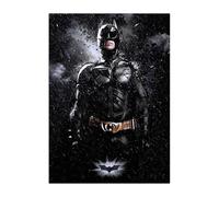 Displate Officiel DC Comics Poster Métallique Fixation Magnétique Licence Officielle Image Affiche de Haute Qualité The Dark Knight Rises - Batman - Größe M - hauteur 45 cm largeur 32 cm.