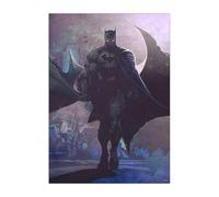 Displate Officiel DC Comics Poster Métallique Fixation Magnétique Licence Officielle Image Affiche de Haute Qualité Classic Heroes Posters - Batman - Größe M - hauteur 45 cm largeur 32 cm.