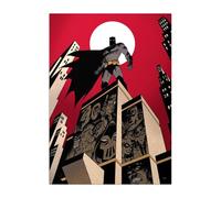 Displate Officiel DC Comics Poster Métallique Fixation Magnétique Licence Officielle Image Affiche de Haute Qualité DC Iconic Art - BATMAN by Dave Johnson - Größe M - hauteur 45 cm largeur 32 cm.