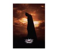 Displate Officiel DC Comics Poster Métallique Fixation Magnétique Licence Officielle Image Affiche de Haute Qualité Batman Begins - Batman Begins Movie Art 1 - Größe M - hauteur 45 cm largeur 32 cm.