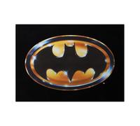 Displate Officiel DC Comics Poster Métallique Fixation Magnétique Licence Officielle Image Affiche de Haute Qualité Batman Movies - Batman Movie Logo - Größe M - hauteur 45 cm largeur 32 cm.