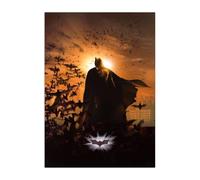 Displate Officiel DC Comics Poster Métallique Fixation Magnétique Licence Officielle Image Affiche de Haute Qualité Batman Begins - Batman Begins Movie Art 2 hauteur 67,5 cm largeur 48 cm
