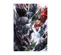 Displate Officiel DC Comics Poster Métallique Fixation Magnétique Licence Officielle Image Affiche de Haute Qualité Dark Nights Metal - Shattered Realms hauteur 67,5 cm largeur 48 cm