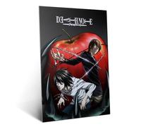 Displate Officiel Death Note Visuals Poster - Entwined Fates - Métallique Fixation Magnétique Licence Officielle Affiche Decoration Murale Chambre 45 cm x 32 cm