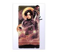Displate Officiel Dune Métallique Fixation Magnétique Licence Officielle Image Affiche de Haute Qualité Dune Heroes - Dune Movie Poster - Größe M - hauteur 45 cm largeur 32 cm.