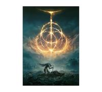 Displate Officiel Elden Ring Métallique Fixation Magnétique Licence Officielle Image Affiche de Haute Qualité ELDEN RING key art - Größe M - hauteur 45 cm largeur 32 cm.