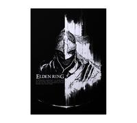 Displate Officiel Elden Ring Métallique Fixation Magnétique Licence Officielle Image Affiche de Haute Qualité Tarnished BW hauteur 67,5 cm largeur 48 cm