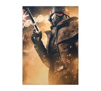 Displate Officiel Fallout Métallique Fixation Magnétique Licence Officielle Image Affiche de Haute Qualité The Courier 32x45cm