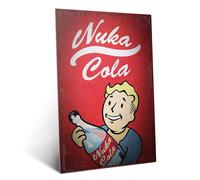 Displate Officiel Fallout Métallique Fixation Magnétique Licence Officielle Image Affiche de Haute Qualité Vault Boy Ad hauteur 67,5 cm largeur 48 cm