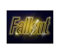Displate Officiel Fallout Métallique Fixation Magnétique Licence Officielle Image Affiche de Haute Qualité Fallout Neon 32x45cm