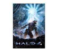 Displate Officiel Halo Game Métallique Fixation Magnétique Licence Officielle Image Affiche de Haute Qualité Halo Posters - Halo 4 Poster hauteur 45 cm largeur 32 cm.