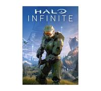 Displate Officiel Halo Game Métallique Fixation Magnétique Licence Officielle Image Affiche de Haute Qualité Halo Posters - Halo Infinite Poster hauteur 45 cm largeur 32 cm.