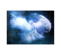 Displate Officiel Harry Potter Métallique Fixation Magnétique Licence Officielle Image Affiche de Haute Qualité Expecto Patronum! - Phoenix Patronus - Größe M - hauteur 45 cm largeur 32 cm.