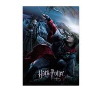 Displate Officiel Harry Potter Métallique Fixation Magnétique Licence Officielle Image Affiche de Haute Qualité Goblet of Fire Movie Posters - Moody and Harry - Größe M - hauteur 45 cm largeur 32 cm.