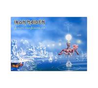 Displate Officiel Ironmaiden Métallique Fixation Magnétique Licence Officielle Image Affiche de Haute Qualité Seventh Son of Seventh Son 32x45cm