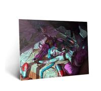 Displate Officiel League of Legends Métallique Fixation Magnétique Licence Officielle Image Affiche de Haute Qualité League of Legends Champions - Loose Cannon h hauteur 67,5 cm largeur 48 cm