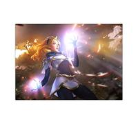 Displate Officiel League of Legends Métallique Fixation Magnétique Licence Officielle Image Affiche de Haute Qualité League of Legends Champions - Lady of Luminosity h hauteur 45 cm largeur 32 cm.