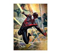 Displate Officiel Marvel Poster Métallique Fixation Magnétique Licence Officielle Image Affiche de Haute Qualité All New All Different - Spider-Man hauteur 67,5 cm largeur 48 cm -