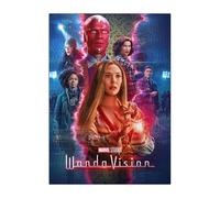 Displate Officiel Marvel Poster Métallique Fixation Magnétique Licence Officielle Image Affiche de Haute Qualité Wandavision Posters - Wanda Vision Poster 10 32x45cm - Matt