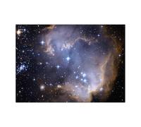 Displate Officiel NASA Métallique Fixation Magnétique Licence Officielle Image Affiche de Haute Qualité Bright Blue Stars 32x45cm