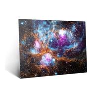 Displate Officiel NASA Métallique Fixation Magnétique Licence Officielle Image Affiche de Haute Qualité Cosmic Winter Wonderland 32x45cm