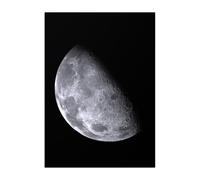 Displate Officiel NASA Métallique Fixation Magnétique Licence Officielle Image Affiche de Haute Qualité The Moon 32x45cm
