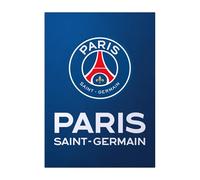 Displate Officiel Paris Saint-Germain Métallique Fixation Magnétique Licence Officielle Image Affiche de Haute Qualité Crest PSG blue 32x45cm