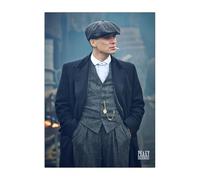 Displate Officiel Peaky Blinders Métallique Fixation Magnétique Licence Officielle Image Affiche de Haute Qualité Photos - Tommy with cigarette - Größe M - hauteur 45 cm largeur 32 cm.