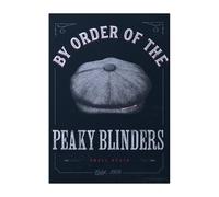 Displate Officiel Peaky Blinders Métallique Fixation Magnétique Licence Officielle Image Affiche de Haute Qualité Under New Management - Small Heath Peaky Blinders - Größe M - 32x45cm Matt