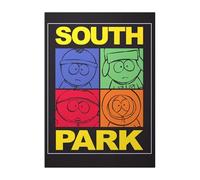 Displate Officiel South Park Métallique Fixation Magnétique Licence Officielle Image Affiche de Haute Qualité South Park Posters - South Park Squares - Größe M - hauteur 45 cm largeur 32 cm.