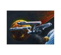 Displate Officiel Star Trek Métallique Fixation Magnétique Licence Officielle Image Affiche de Haute Qualité Ships Of The Line NCC1701 hauteur 45 cm largeur 32 cm.