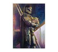 Displate Officiel Star Wars Poster Métallique Fixation Magnétique Licence Officielle Image Affiche de Haute Qualité The Child hauteur 67,5 cm largeur 48 cm
