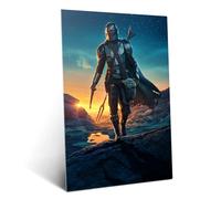 Displate Officiel Star Wars Poster Métallique Fixation Magnétique Licence Officielle Image Affiche de Haute Qualité Mandalorian Season 2 Poster hauteur 67,5 cm largeur 48 cm
