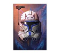 Displate Officiel Star Wars Poster Métallique Fixation Magnétique Licence Officielle Image Affiche de Haute Qualité Captain Rex 32x45cm