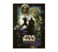 Displate Officiel Star Wars Poster Métallique Fixation Magnétique Licence Officielle Image Affiche de Haute Qualité Star Wars Episode VI: Return of the Jedi 32x45cm