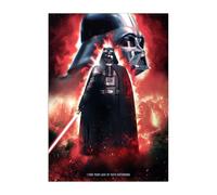 Displate Officiel Star Wars Poster Métallique Fixation Magnétique Licence Officielle Image Affiche de Haute Qualité Vader 32x45cm