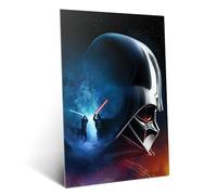 Displate Officiel Star Wars Poster Métallique Fixation Magnétique Licence Officielle Image Affiche de Haute Qualité Lord Vader Poster 32x45cm
