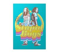 Displate Officiel Stranger Things Métallique Fixation Magnétique Licence Officielle Image Affiche de Haute Qualité There's More To Life hauteur 67,5 cm largeur 48 cm