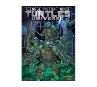 Displate Officiel Teenage Mutant Ninja Turtles Métallique Fixation Magnétique Licence Officielle Image Affiche de Haute Qualité Teenage Mutant Ninja Turtles Universe Cover - Größe M - 32x45cm Matt
