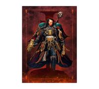Displate Officiel Warhammer Métallique Fixation Magnétique Licence Officielle Image Affiche de Haute Qualité Inquisitor Eisenhorn - Größe M - hauteur 45 cm largeur 32 cm.