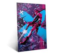 Displate Poster en Métal Arcane: Chaos in Color Affiche Murale Décorative pour Chambre à Coucher Monture Magnétique 32 x 45 cm