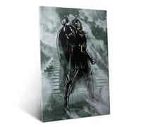 Displate Poster en Métal Marvel Dark Edition Doctor Doom Affiche Murale Décorative pour Chambre à Coucher Monture Magnétique 32 x 45 cm