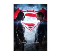 Displate - Poster en Métal - Montage Facile sans Perçage - DC Comics - Batman V Superman Dawn Of Justice - Batman vs Superman official art - Größe L - 67,5x48cm Matt